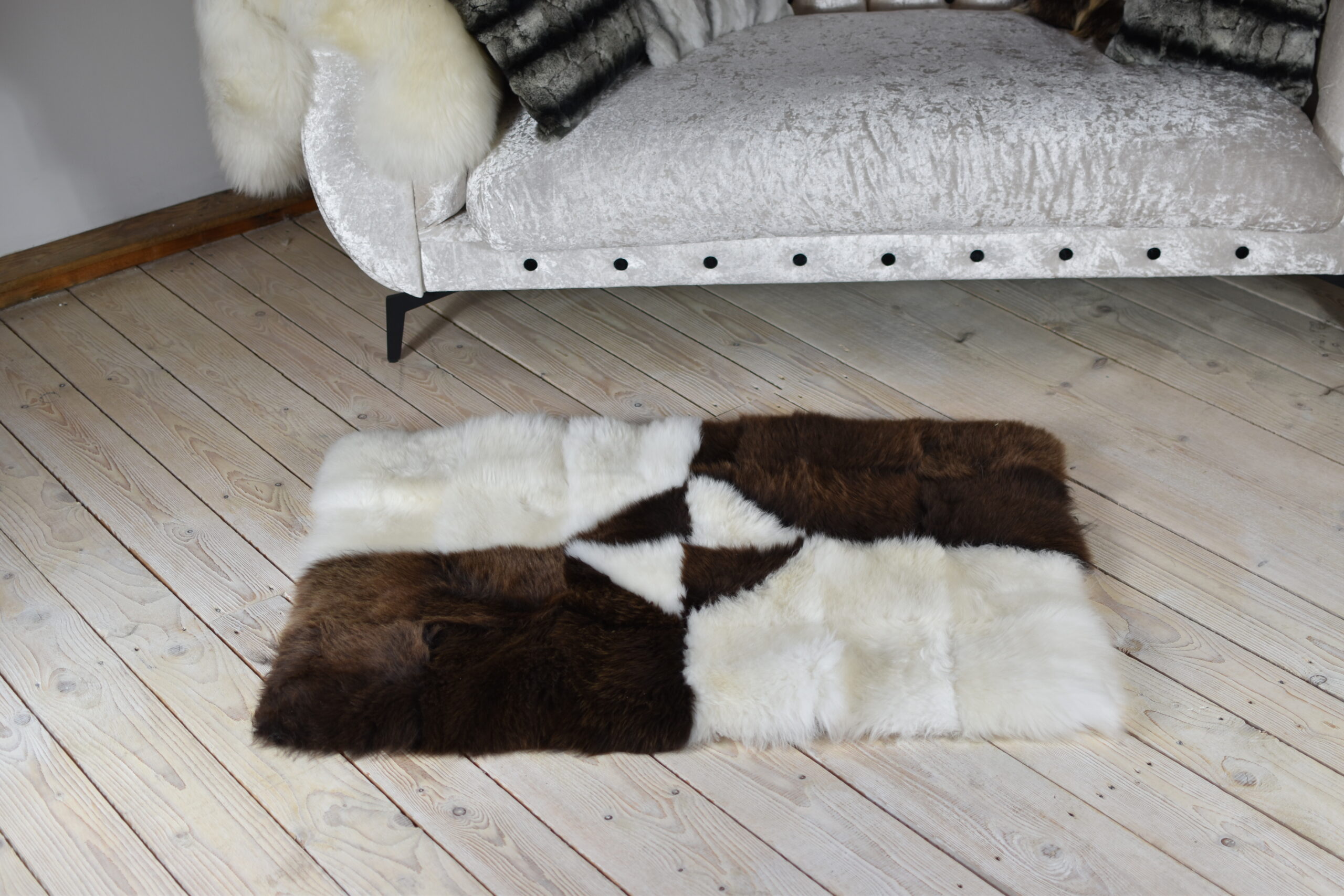 Square Sheepskin Rug