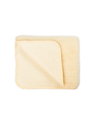 Koc Wełniany - Biały-Kremowy