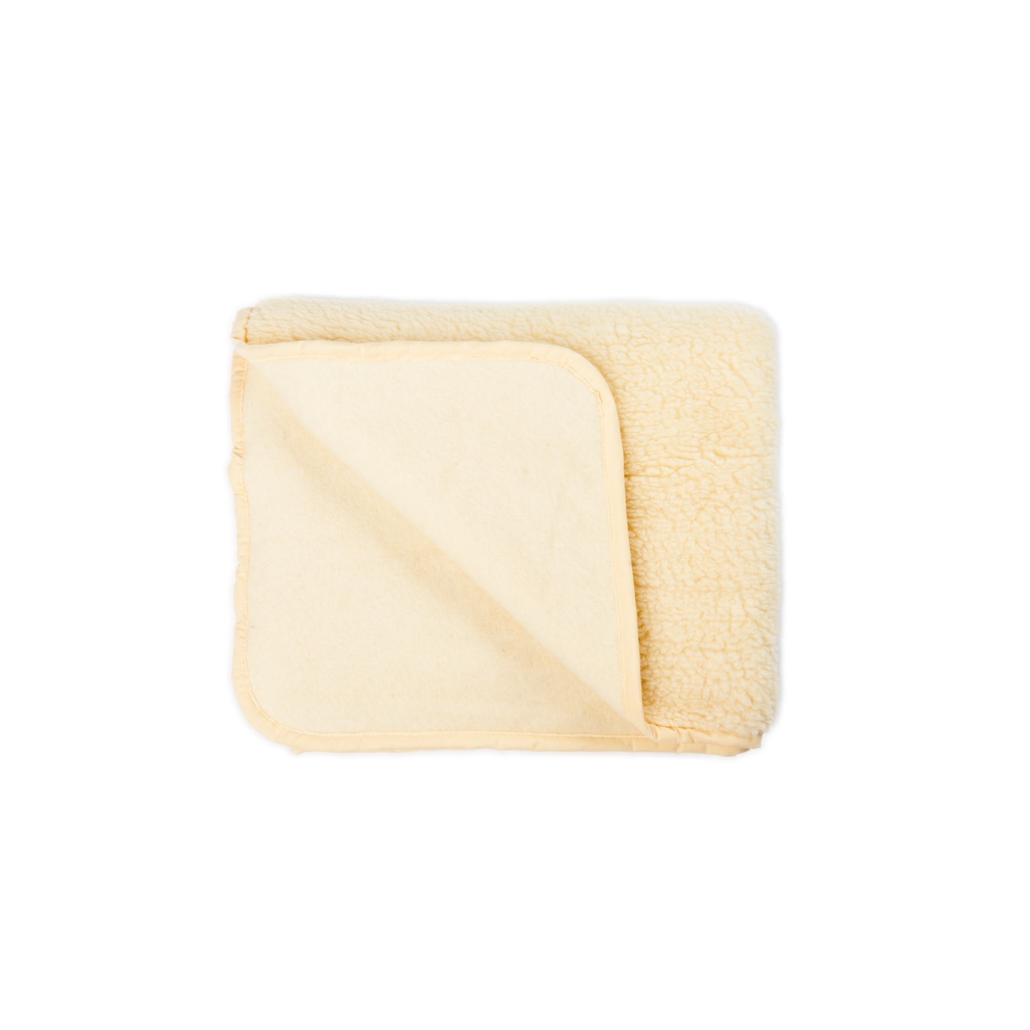 Koc Wełniany - Biały-Kremowy Koc Wełniany - Biały-Kremowy